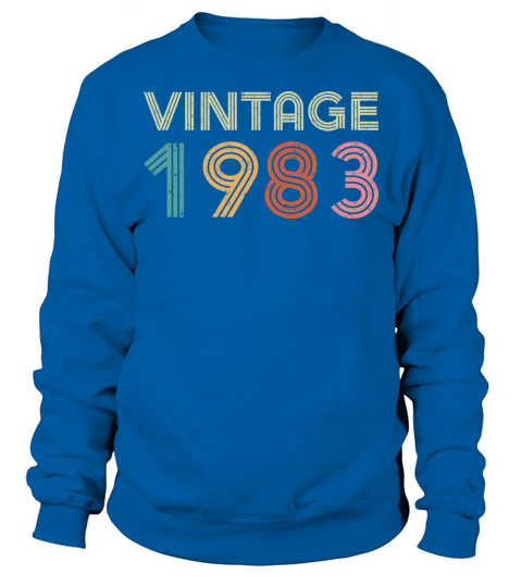 40th Birthday - Vintage 1983 Sweatshirt Unisex
