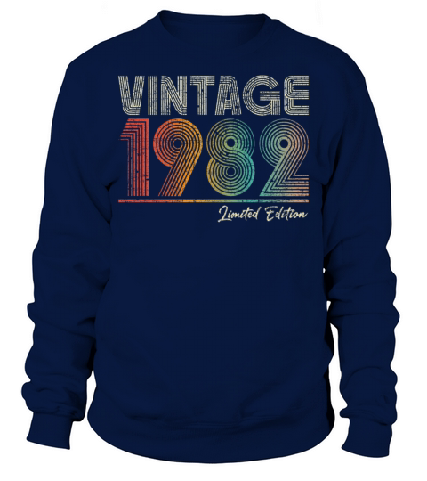 41 Years Old Vintage 1982 41st Birthday Gifts Sweatshirt Unisex