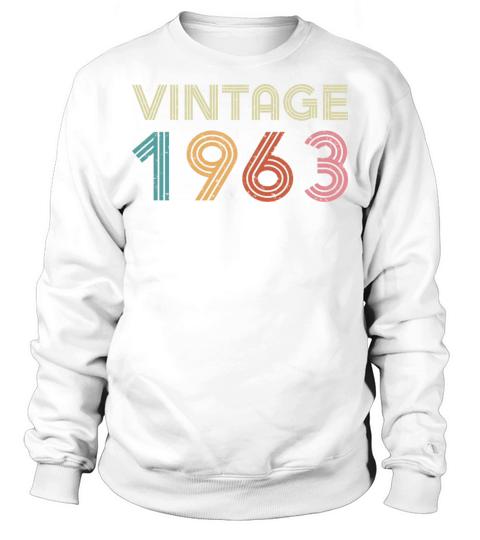 60th Birthday - Vintage 1963 Sweatshirt Unisex