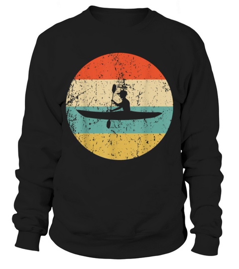 Kayaking Shirt Vintage Retro Kayak T Shirt Sweatshirt Unisex