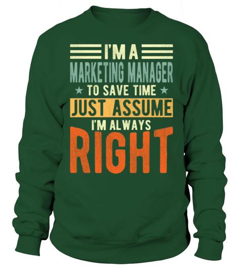 Marketing Manager Sweatshirt Unisex