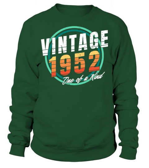 Vintage 1952 Shirt for Men Women 71 Year Old 71st Sweatshirt Unisex