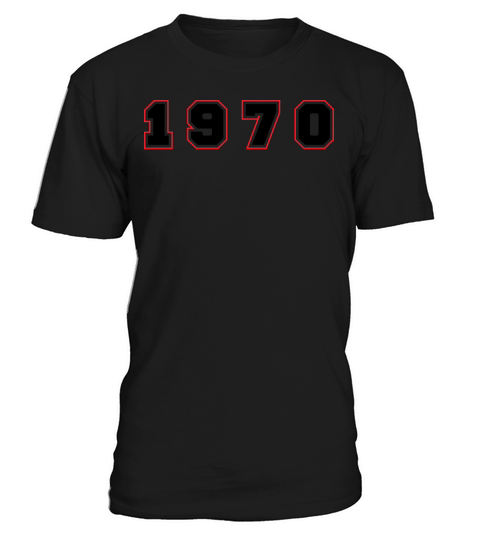 1970 Year Number T-Shirt Unisex