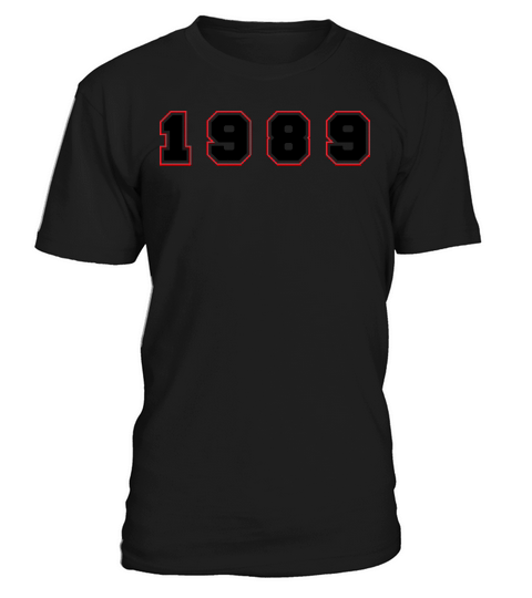 1989 Year Number T-Shirt Unisex