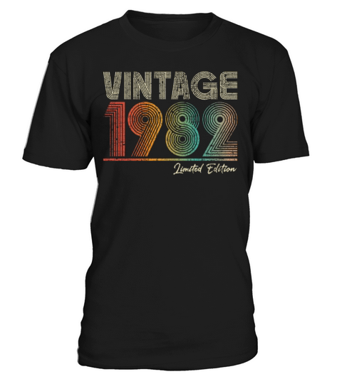 41 Years Old Vintage 1982 41st Birthday Gifts T-Shirt Unisex