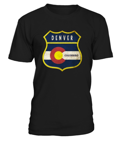 Denver Colorado coat of arms design T-Shirt Unisex