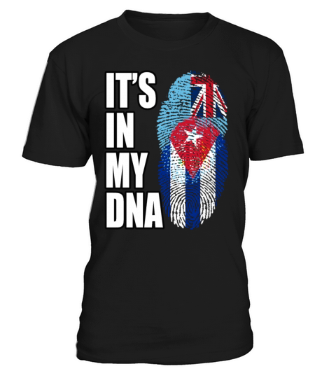 Fijian And Cuban Mix Heritage DNA Flag T-Shirt Unisex