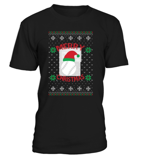 Merry Christmas baseball ugly T-Shirt Unisex