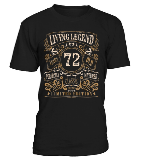 Retro Vintage Birth Whiskey Age 72 Years Old T-Shirt Unisex
