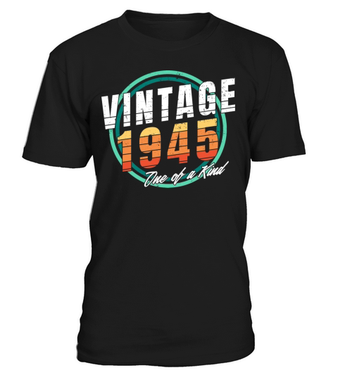 Vintage 1945 Shirt for Men Women 78 Year Old 78th T-Shirt Unisex