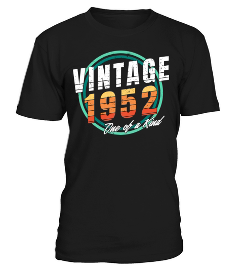 Vintage 1952 Shirt for Men Women 71 Year Old 71st T-Shirt Unisex