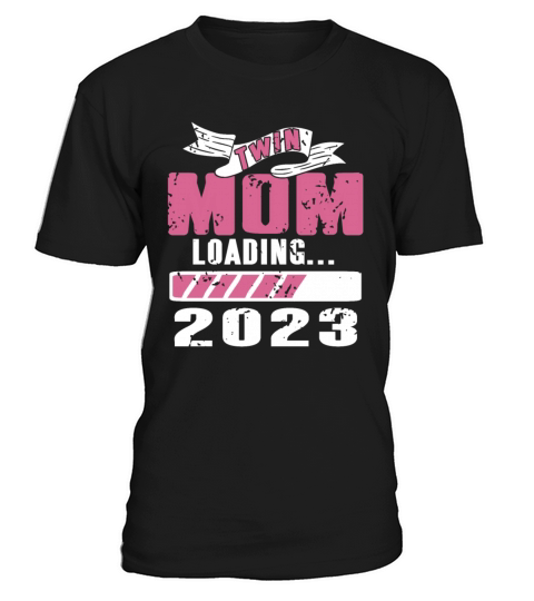 Womens Twin Mama Twin Mom to Be Pregnancy T-Shirt Unisex