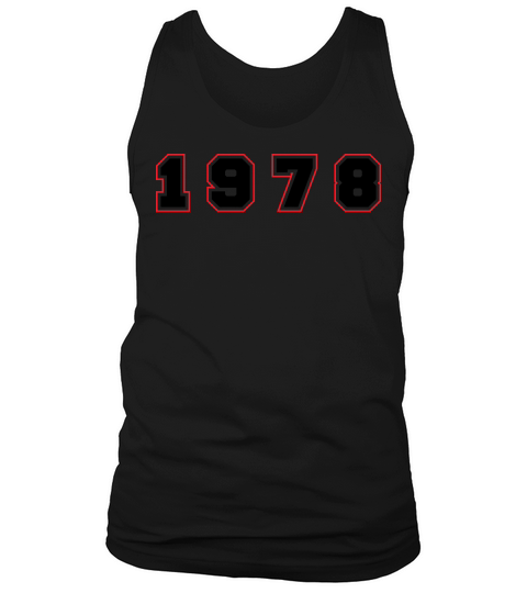 1978 Year Number Tank Top Unisex