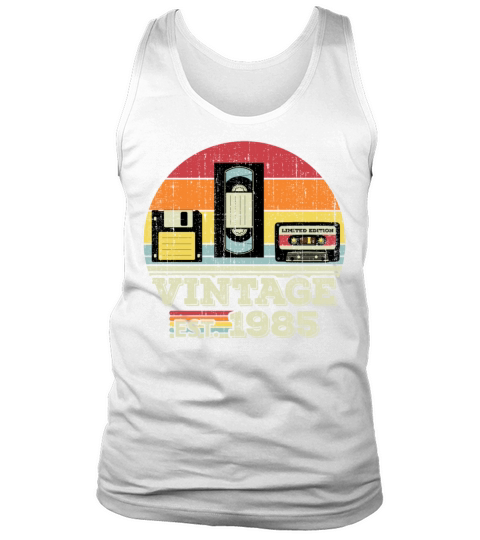 38 Year Old Vintage 1985 38th Birthday Gift Tank Top Unisex