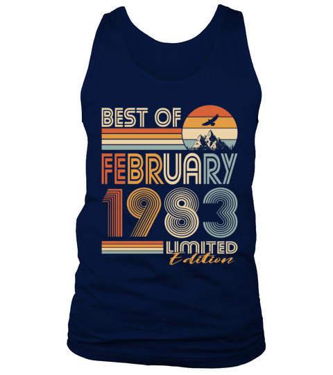 40th birthday vintage 1983 best of 1983 Tank Top Unisex