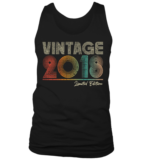 5 Years Old Vintage 2018 5th Birthday Gifts Tank Top Unisex