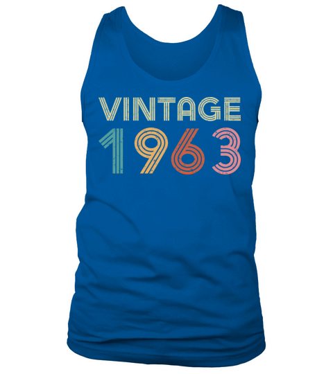 60th Birthday - Vintage 1963 Tank Top Unisex