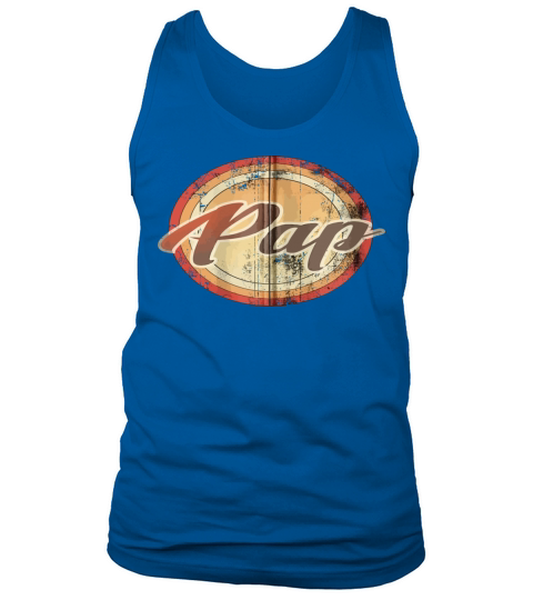 Graphic 365 Pap Vintage Retro Fathers Day Funny Me Tank Top Unisex