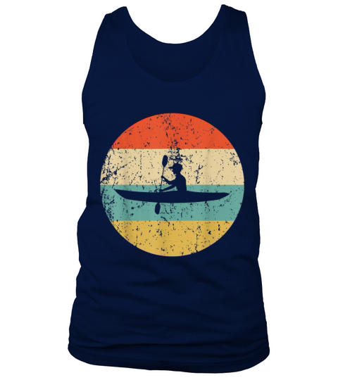 Kayaking Shirt Vintage Retro Kayak T Shirt Tank Top Unisex