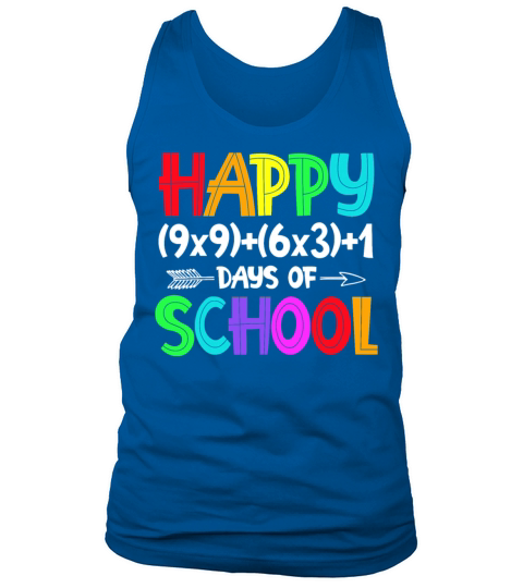 Math Formula 100 Days Of School Shirt Math Teacher Tank Top Unisex