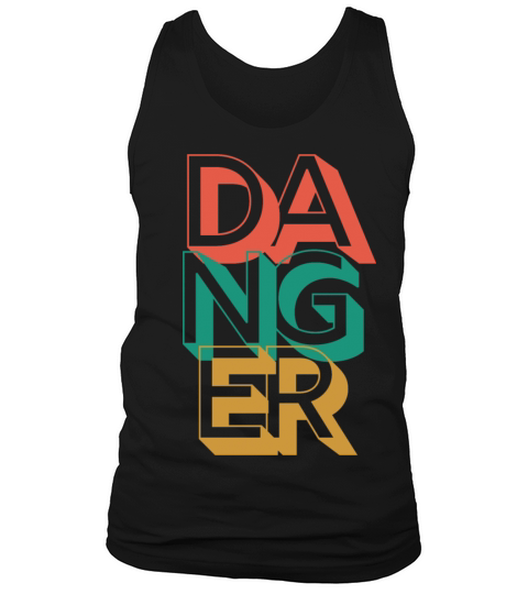 Retro Danger Tank Top Unisex