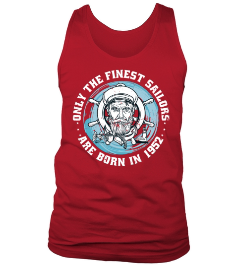 Sailors Sailboats Vintage 1952 Birthday fun Tank Top Unisex