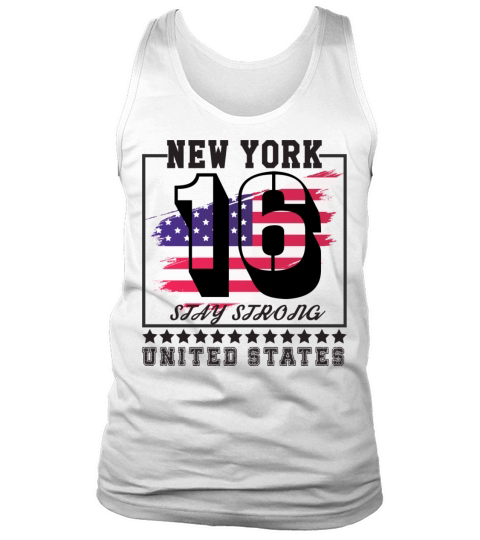 Stay Strong American Vintage Typography Lettering Tank Top Unisex