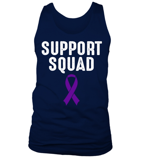Support Squad Funny Quote Lymphoma Awareness Tank Top Unisex