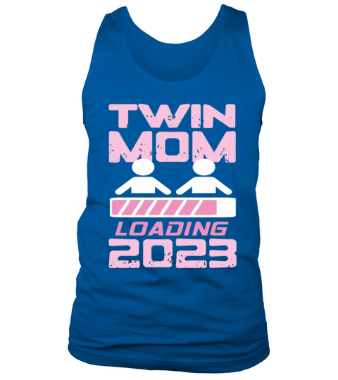 Womens Twin Mama Twin Mom to Be Pregnancy Tank Top Unisex