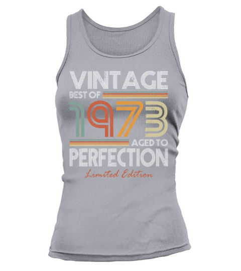 50th birthday vintage 1973 best of 1973 Tank top Woman