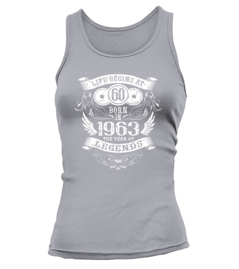 60th Birthday Gifts Vintage 1963 Vintage Sayings Tank top Woman