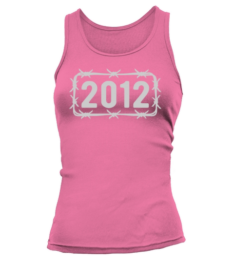 Birthday Vintage 2012 Barbed Wire Tank top Woman