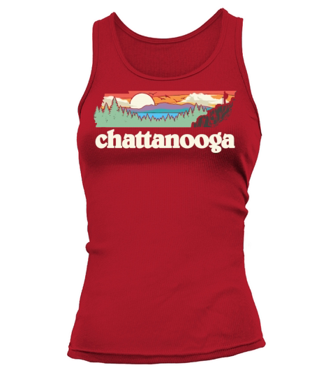 C Tanooga Tennessee Outdoors Retro Nature Graphic Tank top Woman