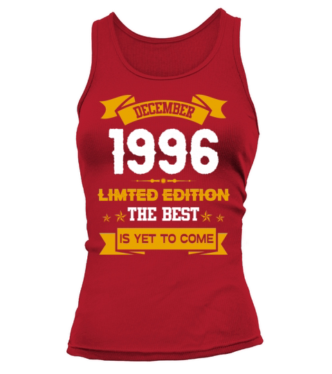 December 1996 Birthday Surprise Tank top Woman