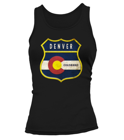 Denver Colorado coat of arms design Tank top Woman