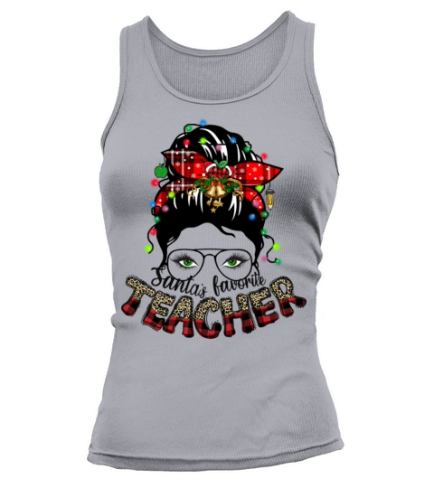 Funny Christmas for Teachers Bun Tank top Woman