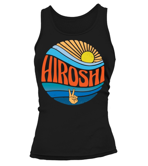 Hiroshi Shirt Vintage Sunset Hiroshi Groovy Tie Tank top Woman
