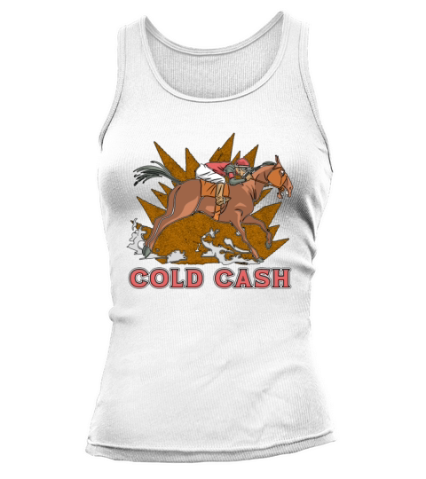 Horse Racing Cold Cash Thoroughbred Horse Racer Tank top Woman