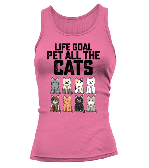 Life Goal Pet All The Cats Tank top Woman