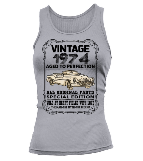 VINTAGE 1974-AGED TO PERFECTION Tank top Woman