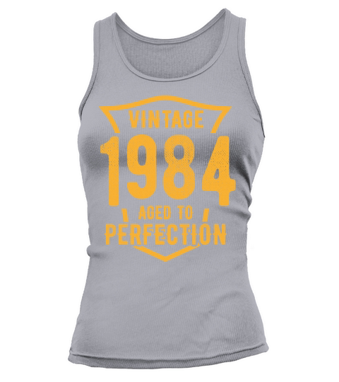 Vintage 1984 Aged To Perfection 39th Birthday Tank top Woman