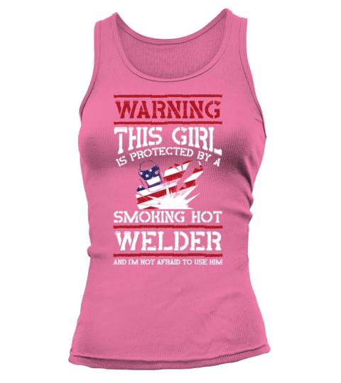 Welder Welding Girlfriend Vintage Tank top Woman