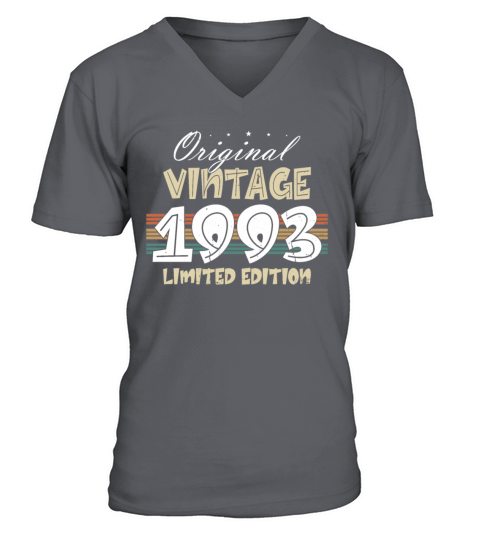 30th birthday vintage 1993 original 1993 V-Neck T-shirt