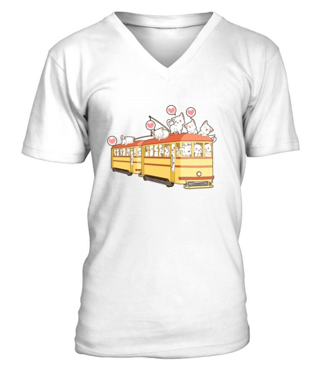Aerial Tram Tramway Cable Car Cableway Gondola V-Neck T-shirt