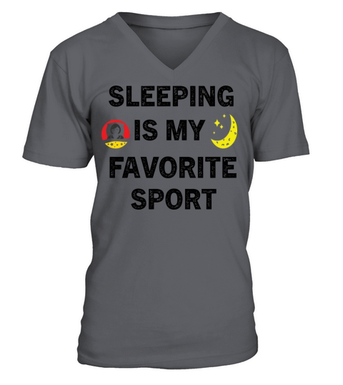 SLEEPING IS MY FAVORITE SPORT V-Neck T-shirt