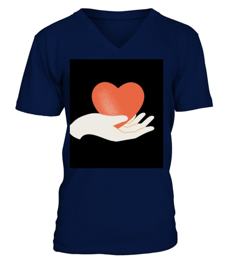 VALENTINE HEART635 V-Neck T-shirt