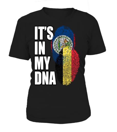 Belizean And Belgian Mix Heritage DNA Flag Women's T-Shirt