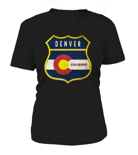 Denver Colorado coat of arms design Women's T-Shirt