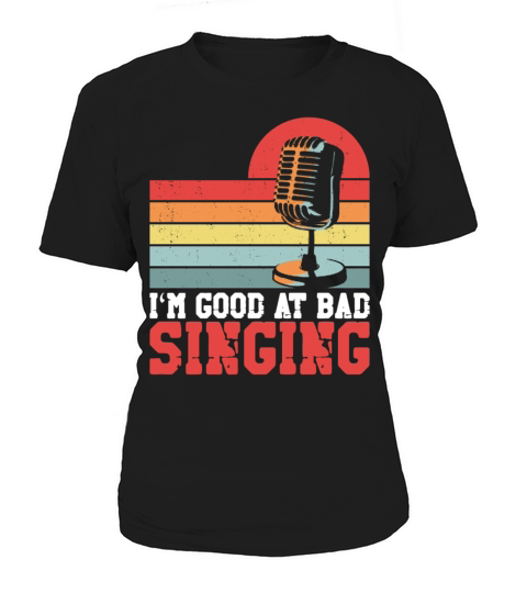 Karaoke Singer Retro Vintage Im Women's T-Shirt