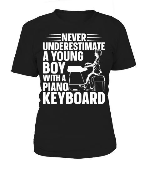 Piano Player Pianist Boy - Young Boy With A Piano Women's T-Shirt